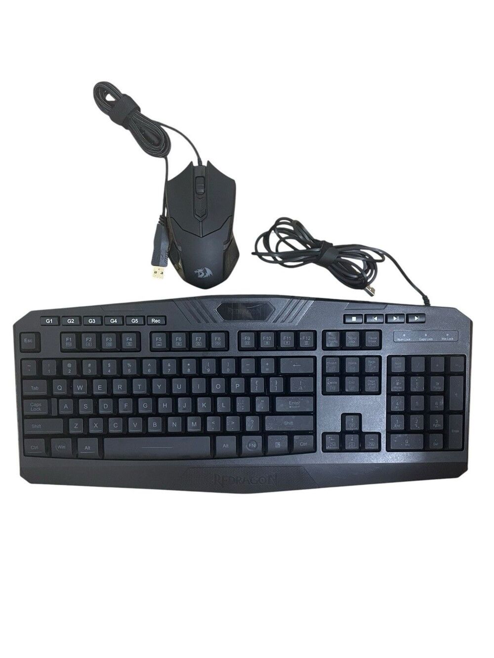 Redragon S101-4 Wired RGB Gaming Keyboard and Mouse Combo Set Black